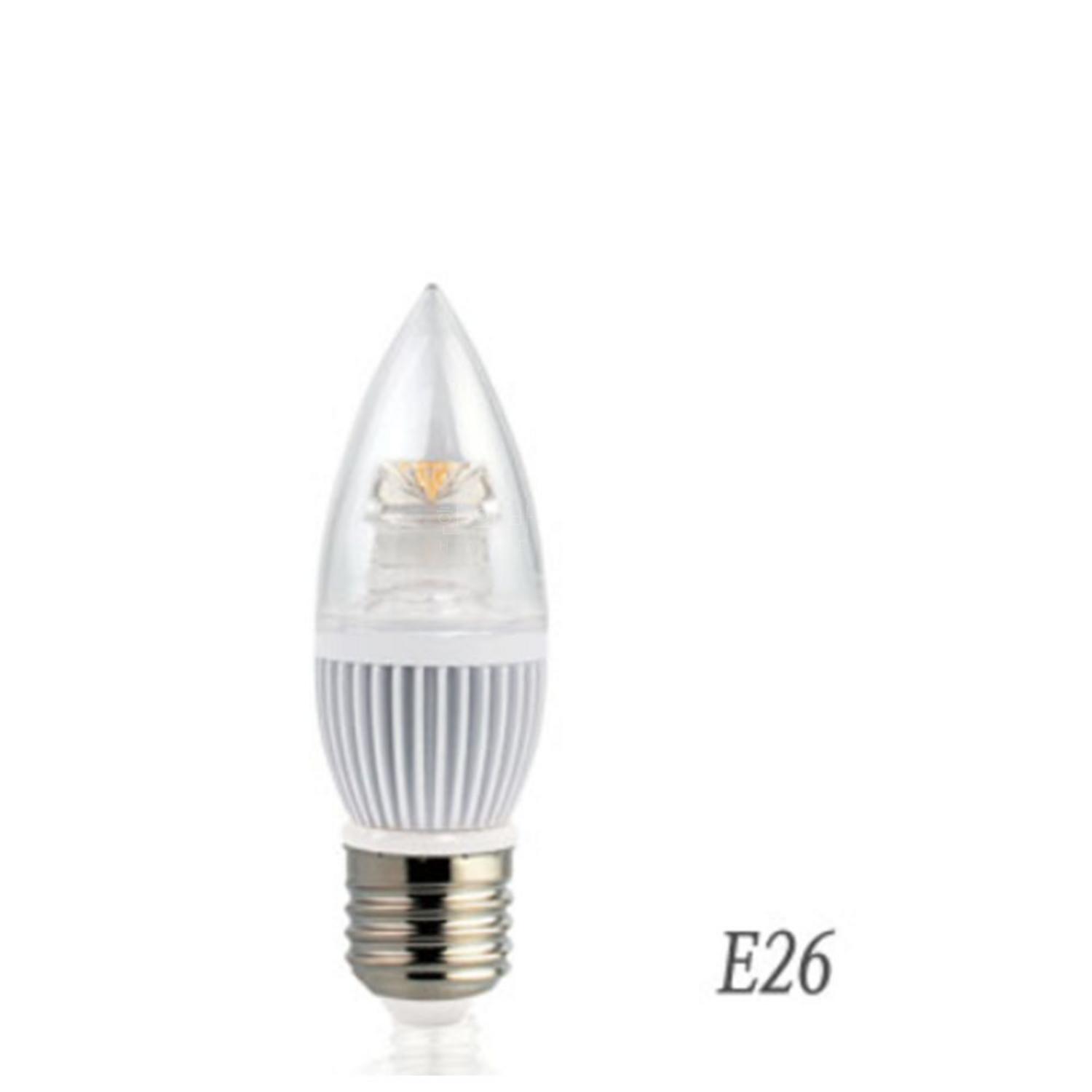 LED 촛대전구 E26